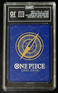 TAG 10 One Piece ST21-014 SR Monkey.D.Luffy - JP - Foil - Magazine Promo -Graded - Image 2