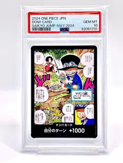 PSA10 Strongest Jump Don Card Garp Luffy Ace Sabo One Piece Card - Image 2