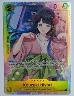 Kouzuki Hiyori OP06-106 Super Rare SR EN NM One Piece TCG - Image 1