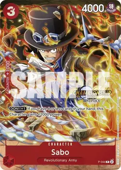 ***FOIL Sabo (CS 2024 Event Pack) (OP-PR)*** One Piece Kid Icarus - Image 1