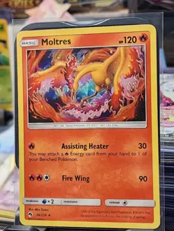 POKEMON TCG! Moltres - 38/214 - Shattered Holo Rare Theme Deck Exclusive NM - Image 1
