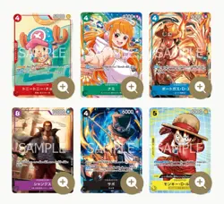 One Piece Mcdonald's 2025 Promo Card Game Complete Set Japanese Sealed - Image 3