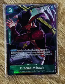 4 x One Piece TCG ST12-003 Dracule Mihawk Alt Art Promo NM English (Playset) - Image 2