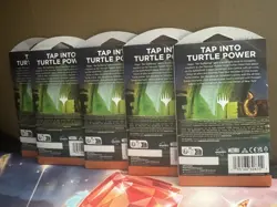MTG TMNT Play Booster Sleeved Packs Lot of 5 Factory Sealed Turtles x Magic - Image 2