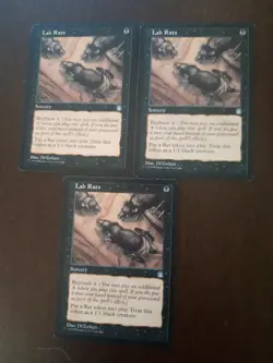 MTG 3 x Lab Rats - Stronghold - Image 1