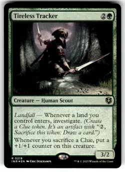 FOIL - Tireless Tracker - Innistrad Remastered - MTG - Image 1