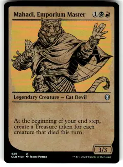 FOIL - Mahadi, Emporium Master (Showcase) - Commander Legends: Baldur's Gate - Image 1