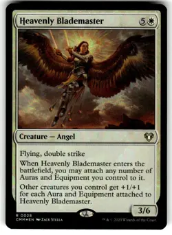 FOIL - Heavenly Blademaster - Commander Masters - MTG - Image 1