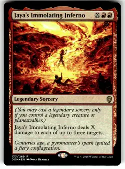 FOIL - Jaya's Immolating Inferno - Dominaria - MTG - Image 1