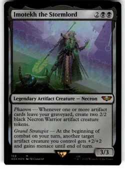 FOIL - Imotekh the Stormlord - Universes Beyond: Warhammer 40,000 - MTG - Image 1