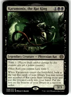 FOIL - Karumonix, the Rat King - Phyrexia: All Will Be One - MTG - Image 1