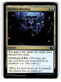 Faithful Mending - Innistrad: Midnight Hunt - MTG - Image 1