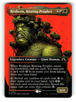 Rosheen, Roaring Prophet (Borderless) - Modern Horizons 3 - MTG - Image 1