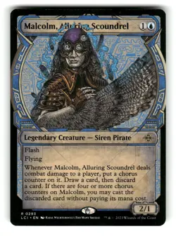 Malcolm, Alluring Scoundrel (Showcase) - The Lost Caverns of Ixalan - MTG - Image 1