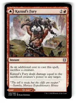 Kazuul's Fury - Zendikar Rising - MTG - Image 1