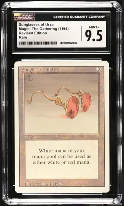 CGC 9.5 Mint - Sunglasses of Urza - Revised 3rd - Vintage Magic The Gathering - Image 1