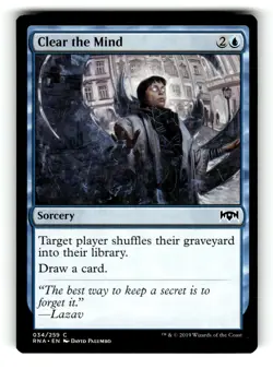 Clear the Mind - Ravnica Allegiance - MTG - Image 1