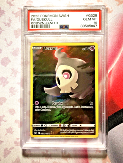Duskull UR #GG28 - PSA GEM MINT 10 - Crown Zenith Galarian Gallery - Pokemon TCG - Image 1