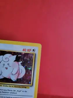 Pokemon Karte/card - Piepi Clefairy 5/102 - Base Set Holo - Very Good - Image 3