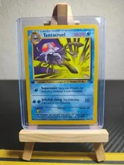 1999 Pokemon Fossil 1st Edition Tentacruel 44/62 2 - Image 1