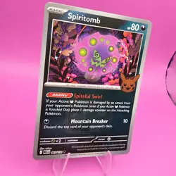 Spiritomb 087/132 Pokeween 2025 Promo Stamp Play! Pokemon TCG NM Trick or Trade - Image 2