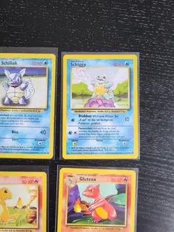 Pokemon Karten Sammlung Starter Schiggy Glutexo Glumanda Pikachu - Excellent+ - Image 4