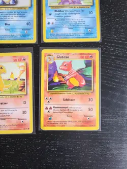 Pokemon Karten Sammlung Starter Schiggy Glutexo Glumanda Pikachu - Excellent+ - Image 5