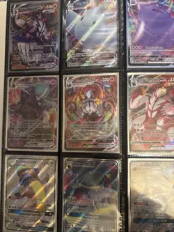 Pokemon Tgc Full Art Vmax And Gx Ultra Rare Lot Of 9 Near Mint Condition - Image 3