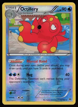 OCTILLERY 33/162 HOLO RARE BREAKTHROUGH POKEMON REVERSE HOLO NM/M - Image 1