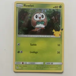 Rowlet 7/25 McDonald's Collection 2021 Pokemon 2021 - Image 1