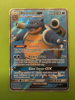 Pokemon 🇨🇦 Only Blastoise GX Sun And Moon Promo SM189 - Image 1