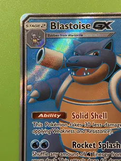 Pokemon 🇨🇦 Only Blastoise GX Sun And Moon Promo SM189 - Image 2