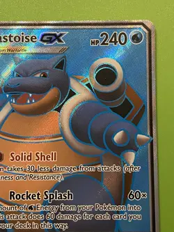 Pokemon 🇨🇦 Only Blastoise GX Sun And Moon Promo SM189 - Image 3