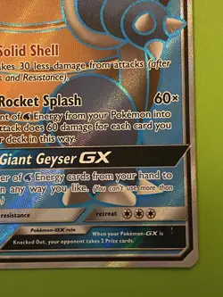 Pokemon 🇨🇦 Only Blastoise GX Sun And Moon Promo SM189 - Image 4