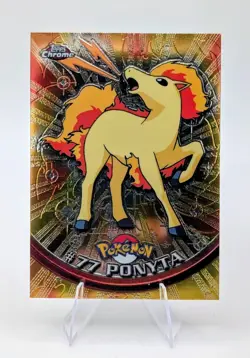 2000 Topps Chrome Pokemon: Ponyta #77 - NM - Image 1
