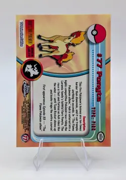 2000 Topps Chrome Pokemon: Ponyta #77 - NM - Image 2