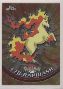 Rapidash Topps Chrome Pokemon TV Animation Edition #78 2000 - Image 1