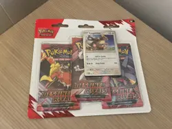 ⚡❄ 2025 Pokemon TCG - Destined Rivals Triple Blister Pack + Promo Sealed New - Image 1