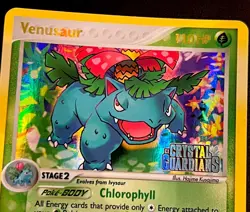 Pokemon Venusaur 28/100 Reverse Holo Stamped EX Crystal Guardians NM+ - Image 2