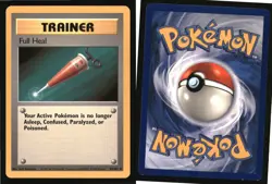 Full Heal 82/102 Uncommon Base Set Unlimited Pokemon Lightly Played - Image 3