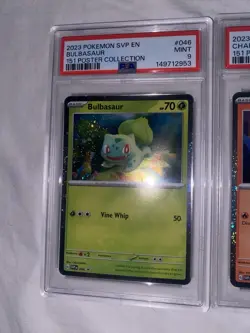 Pokemon 151 Poster Collection Set SEQUENTIAL PSA 9 Bulbasuar Charmander Squirtle - Image 2