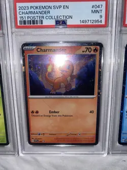 Pokemon 151 Poster Collection Set SEQUENTIAL PSA 9 Bulbasuar Charmander Squirtle - Image 4