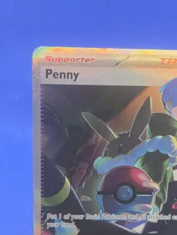 Pokemon Paldean Fates Penny 239/091 Special Illustration Rare Alternate Art NM - Image 3