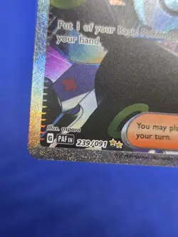 Pokemon Paldean Fates Penny 239/091 Special Illustration Rare Alternate Art NM - Image 5