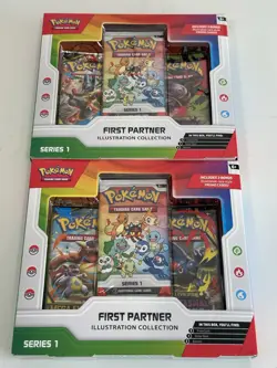 Pokemon TCG First Partner Illustration Collection Series Lot Of 2 - Image 1