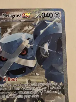 Pokemon TCG Ascended Heroes Steven’s Metagross EX 289/217 SIR Holo Fresh - Image 3