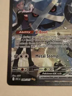 Pokemon TCG Ascended Heroes Steven’s Metagross EX 289/217 SIR Holo Fresh - Image 5