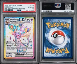 SVP EN PSA 10 Espeon ex 175 Promo PRE Premium Figure Collection Gem Mint Pokemon - Image 3