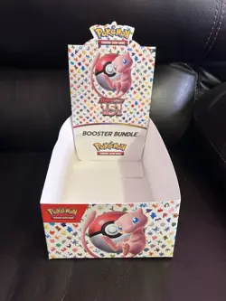Pokemon Scarlet & Violet EMPTY 151 Booster Bundle Display BOX ONLY - Image 1
