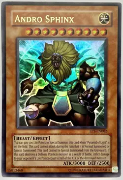 EP1-EN002 Andro Sphinx - Ultra Rare Unlimited Near Mint YuGiOh Card - Image 1